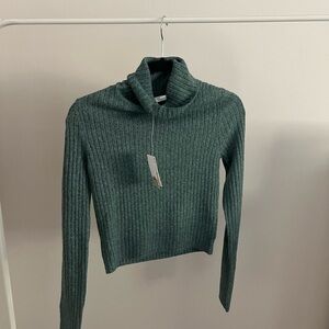 BP Nordstrom Ribbed Jade Sweater
